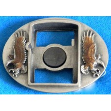 Eagle Belt Buckle for Zippo Lighter.Brown Eagle.